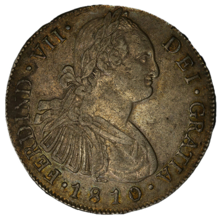 Read more about the article GUATEMALA 1810 8 REALES FERDINAND CROWNED ARMS COLONIAL WORLD COIN PCGS 🌈⭐🌈