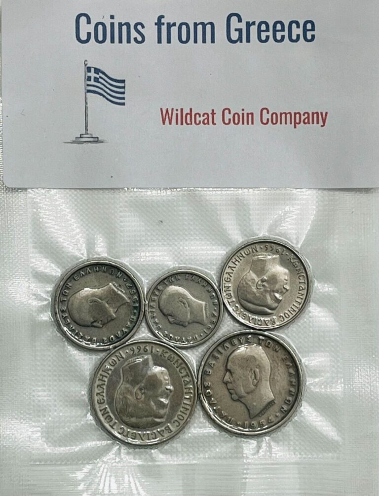 Read more about the article Greece Coins – 5 Random Coins – Free Shipping