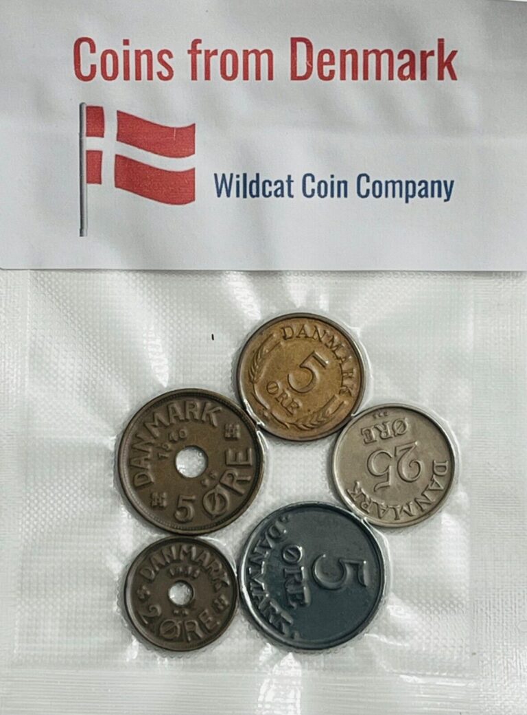 Read more about the article Denmark Coins – 5 Random Coins – Free Shipping