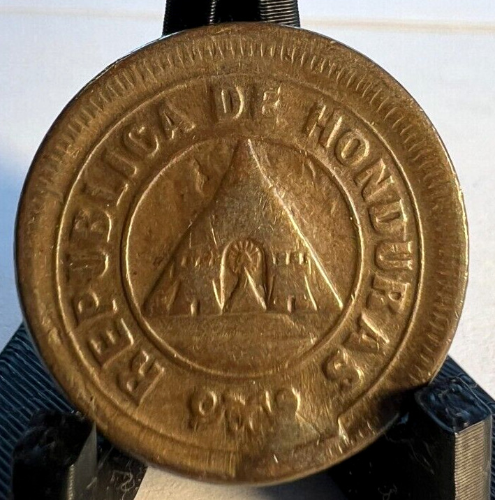 Read more about the article 1910 Honduras 2 Dos Centavos  Bronze  KM# 69