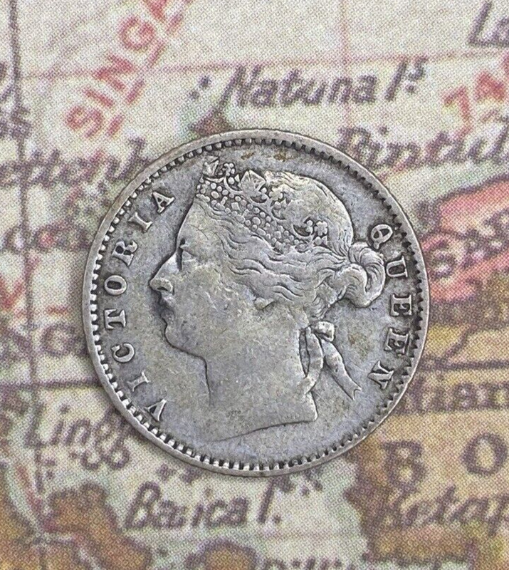 Read more about the article 1884 Straits Settlements 10 Cents Queen Victoria Silver Coin