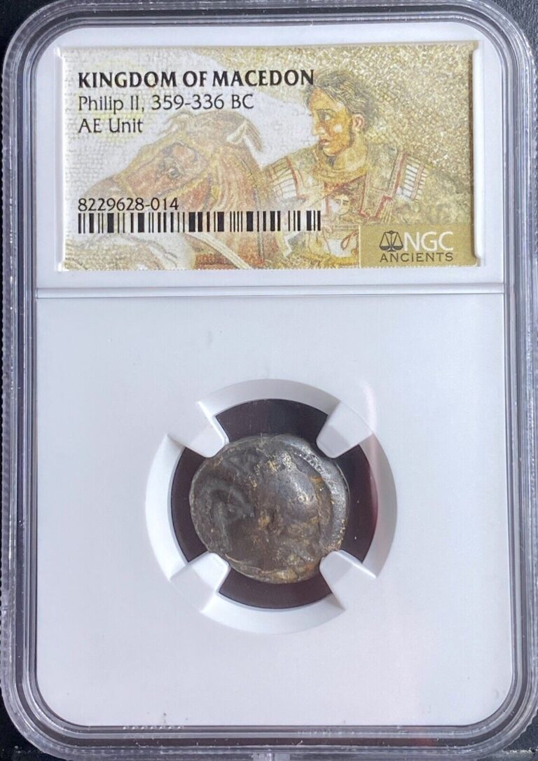 Read more about the article NGC 359BC-336BC Certified Greek Kingdom of Macedon Coin Philip II Genuine Greece