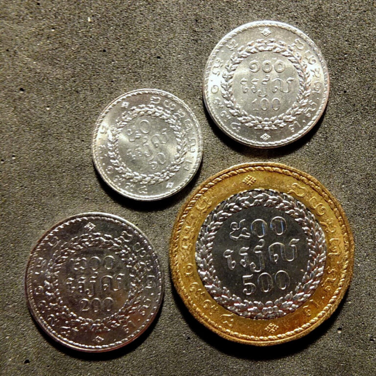 Read more about the article CAMBODIA’S LAST COINS -1994 AD- 4 COIN BU SET-50-500 RIELS- KM#’S 92-95 IGK