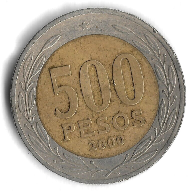 Read more about the article 2000 Chile 500 Pesos World Coin – KM# 235