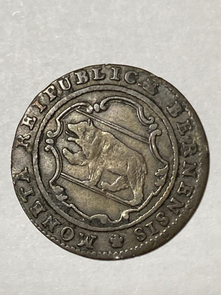 Read more about the article 1776 Colonial America’s – Switzerland 🇨🇭 Swiss Cantons Bern Silver 1/2 Batzen