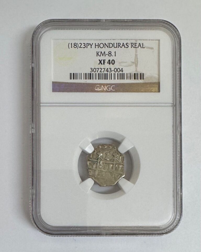 Read more about the article (18)23 PY Honduras Real NGC XF 40 – KM# 8.1