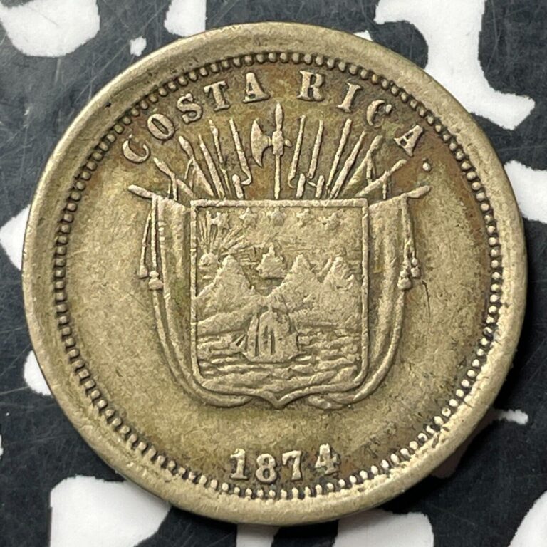 Read more about the article 1874 Costa Rica 1 Centavo Lot#JM8680 Scarce!