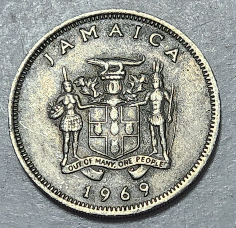 Read more about the article JAMAICA 🇯🇲 TWENTY (20) CENTS COIN 1969