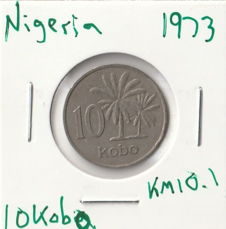 Read more about the article Coin Nigeria 10 Kobo 1973 KM10.1