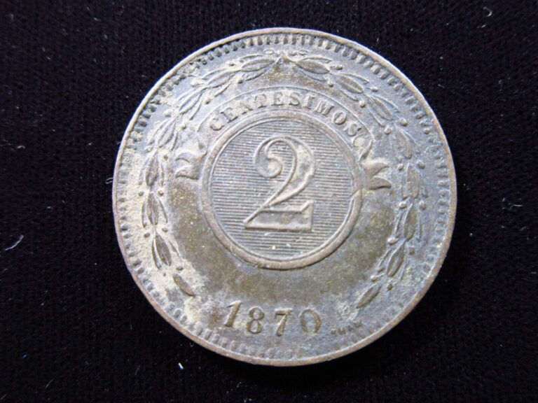 Read more about the article PARAGUAY 2 CENTESIMOS 1870 KM3 h6366 WORLD MONEY COIN