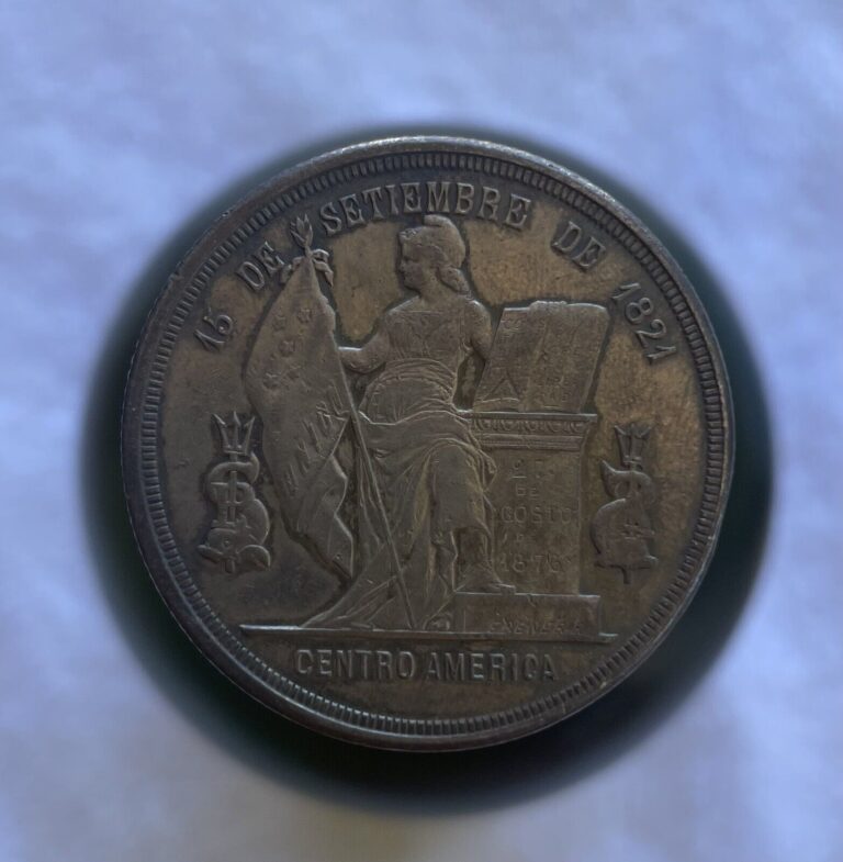 Read more about the article Peso Honduras 1887   Silver Coins   Rare   Bamba. 1 / Un Peso/ Key Date