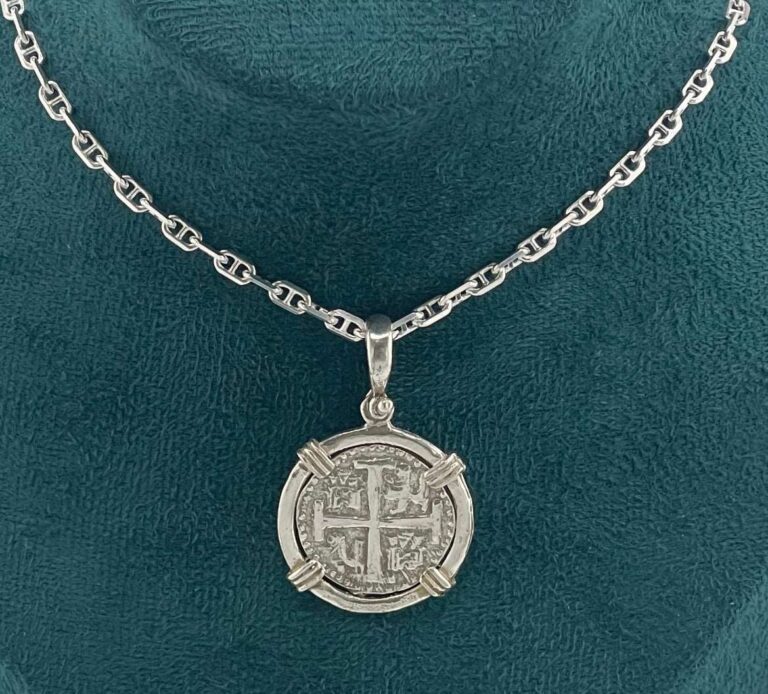 Read more about the article NUESTRA SENORA DE ATOCHA SOLID SILVER COIN PENDANT