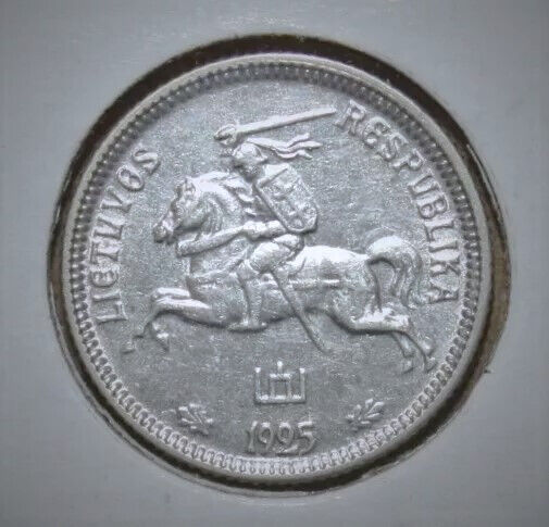 Read more about the article S8 – Lithuania 1 Litas 1925 Uncirculated Silver Coin – Nice *** Scarcer