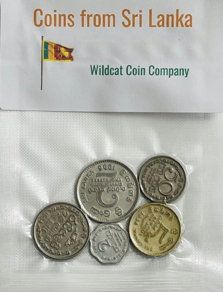 Read more about the article Sri Lanka Coins – 5 Random Coins – Free Shipping