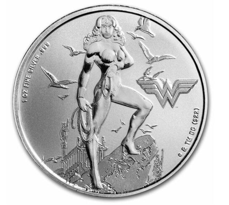 Read more about the article 2024 Samoa 1 oz Silver DC Comics Wonder Woman BU in capsule