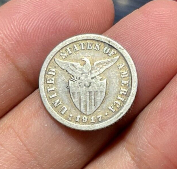 Read more about the article 1917 US Philippines 10 Centavos Silver Coin