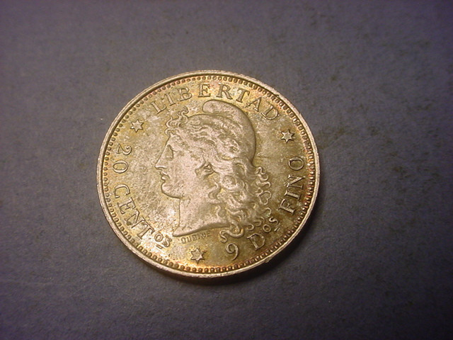 Read more about the article Argentina 20 Centavos 1882 #86734