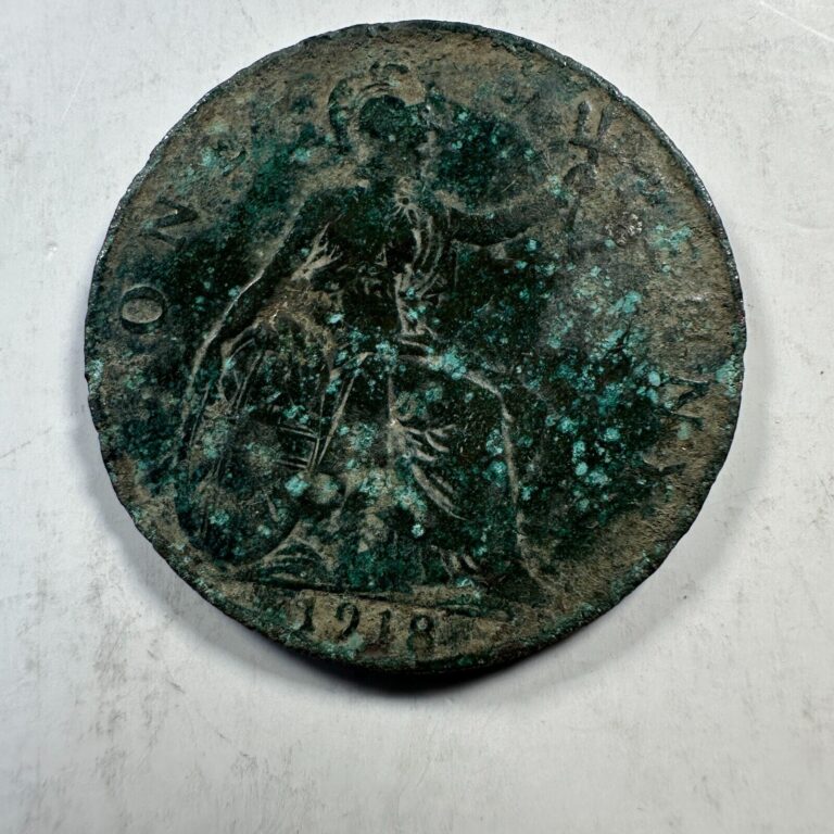 Read more about the article UNITED KINGDOM 1 PENNY 1918  RARE COIN