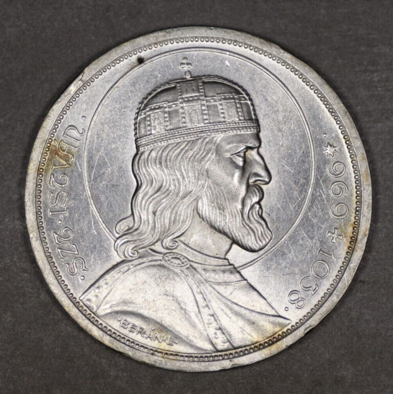 Read more about the article 1938 Hungary Silver 5 Pengo