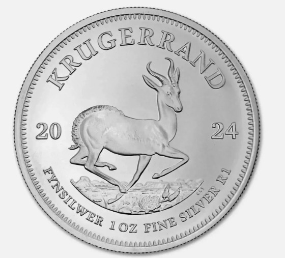 Read more about the article NEW 2024 South Africa 1 oz Silver Krugerrand Coin- IN STOCK!