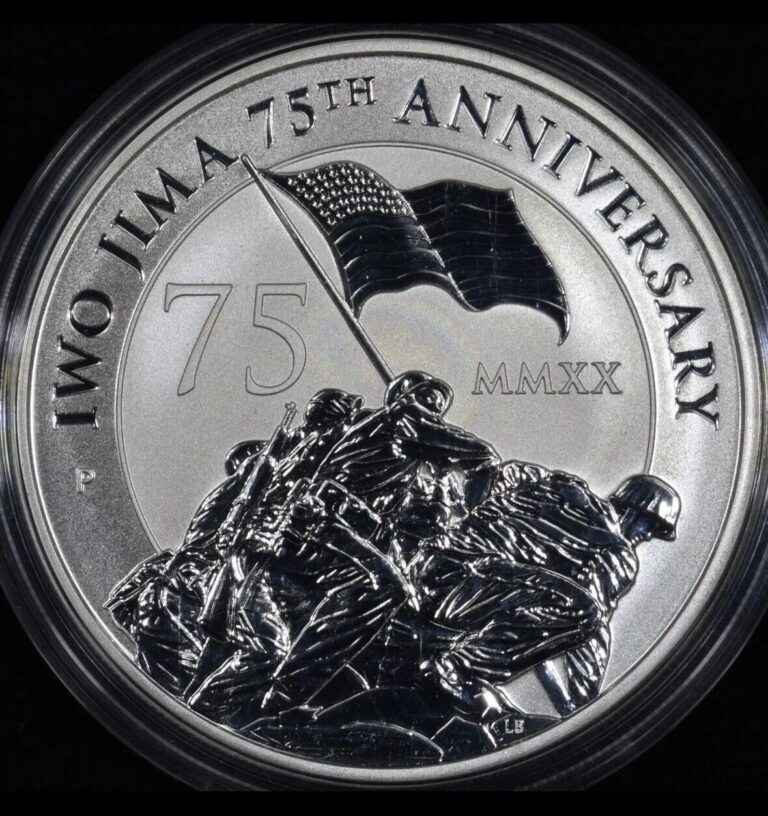 Read more about the article 2020-P $1 Iwo Jima 75th Anniversary 1oz Silver Proof Coin