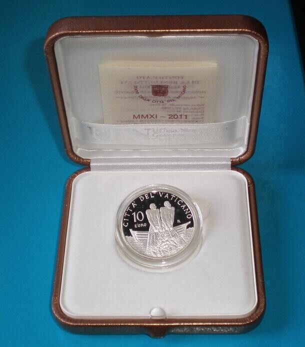 Read more about the article POPE BENEDICT XVI SILVER CELEBRATION COIN 60th ANN.RY PRIESTLY ORDINATION 2011