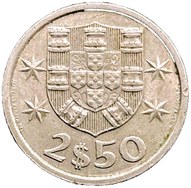 Read more about the article 1982 Portugal Coin 2-1/2 Escudos KM# 590 Europe Foreign Coins FREE SHIPPING