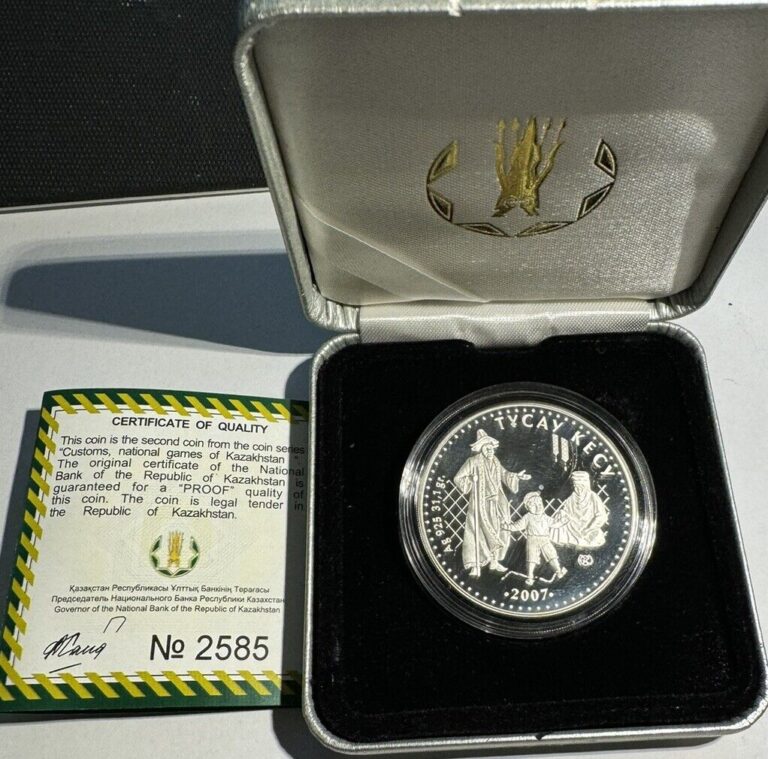 Read more about the article Kazakhstan 500 Tenge 2007 Silver Proof Limited Edition