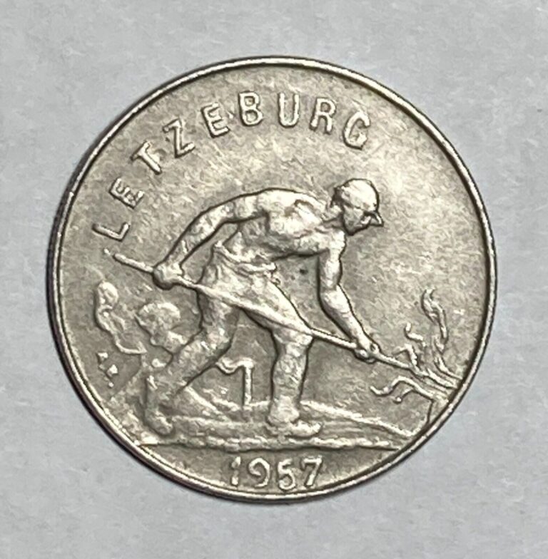 Read more about the article 1957 Luxembourg 1 Franc Coin – KM#46.3