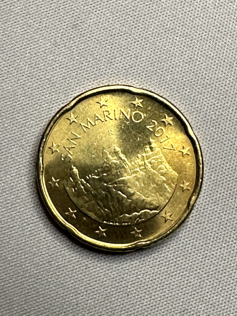 Read more about the article San Marino 20 euro cents coin 2017 BU