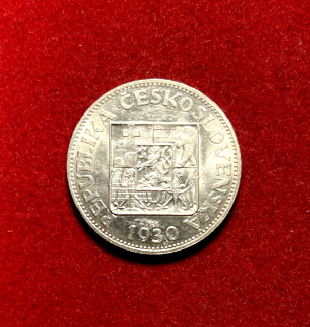 Read more about the article Czechoslovakia 1930 10 Korun Silver Coin KM#15 T2870