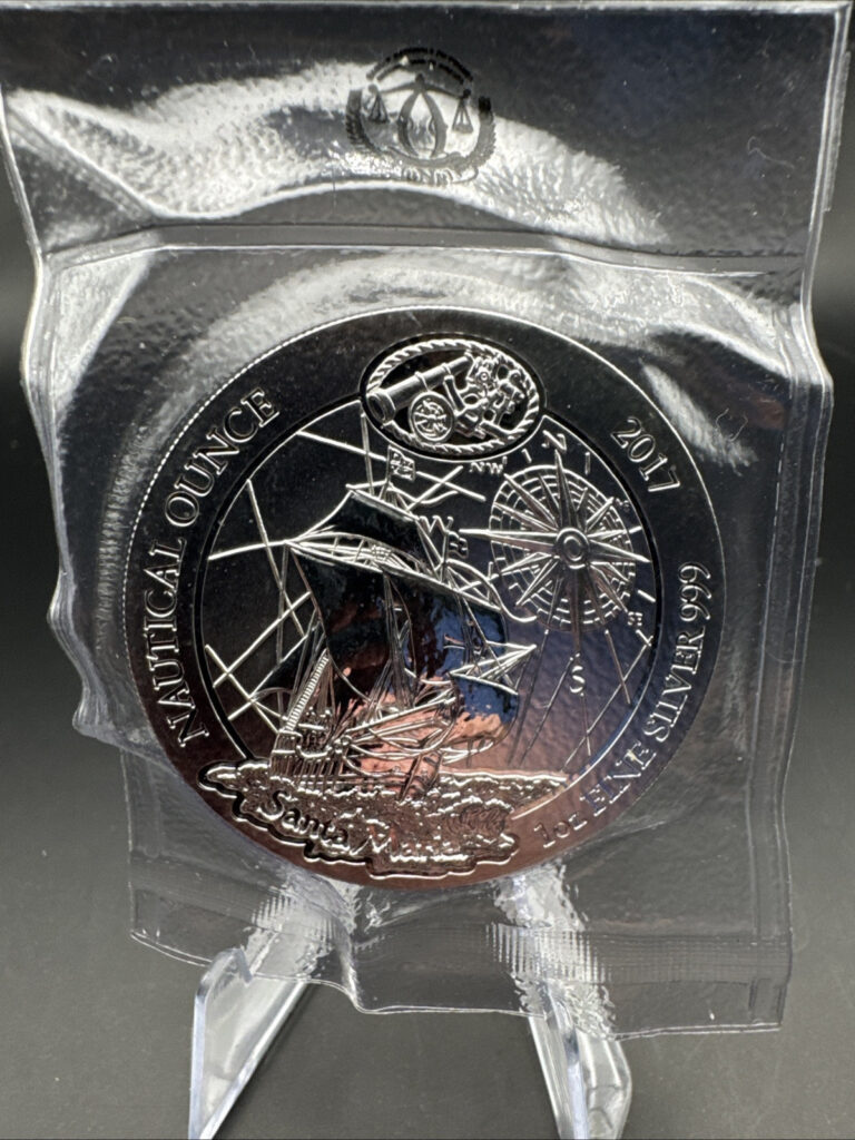 Read more about the article 2017 Rwanda 1 oz Silver Nautical Ounce Santa Maria