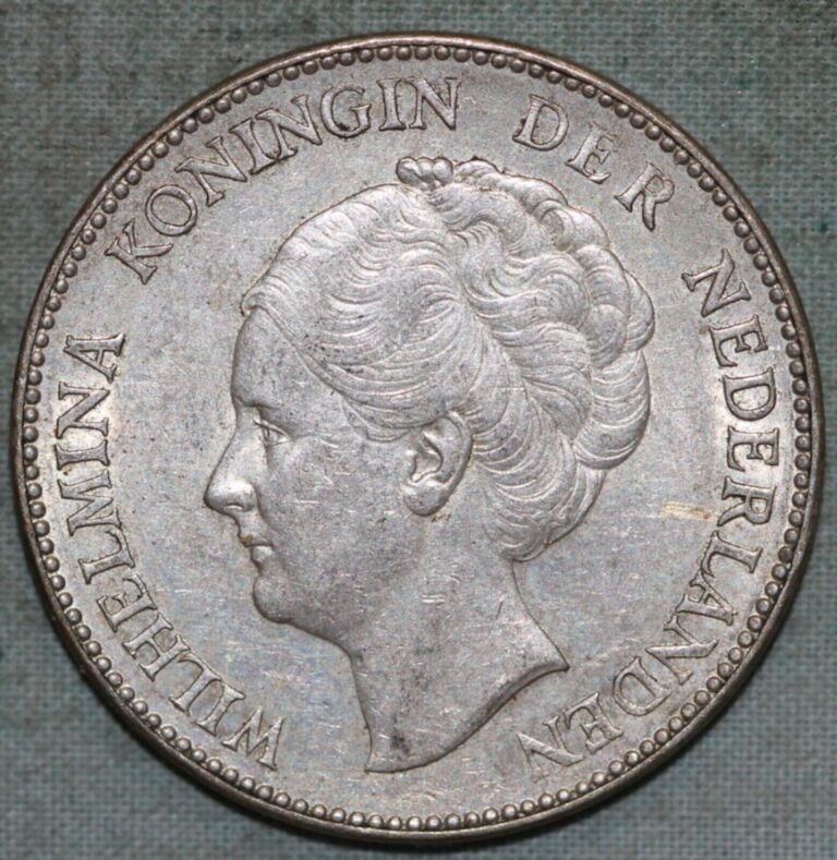 Read more about the article Netherlands 1931 ~ Silver Gulden ~ AU ~ Wilhelmina ~99 ¢ Tracked shipping