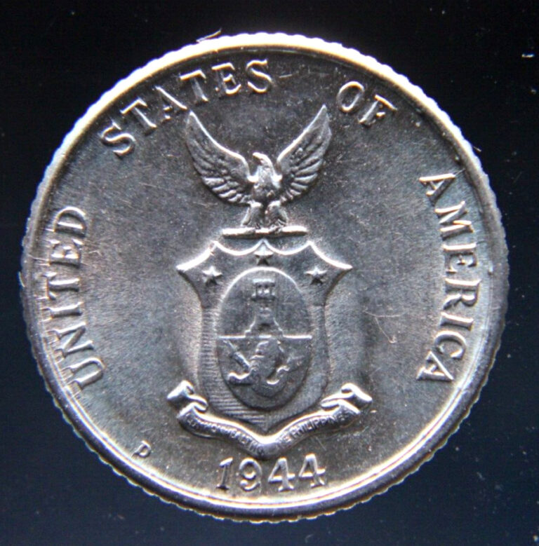 Read more about the article PHILIPPINES 20 CENTAVOS  1944  Silver Coin  XF