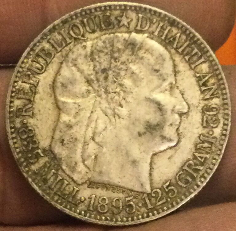 Read more about the article HAITI 1895 50 Centimes silver