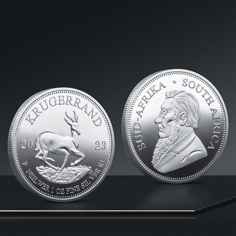 Read more about the article NEW 2023 South Africa 1 oz 999 Fine Silver Krugerrand Coin BU