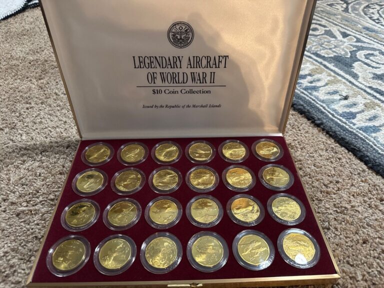 Read more about the article ledgendary aircraft WW2 10 Dollar Brass Coins  republic of the Marshall Islands