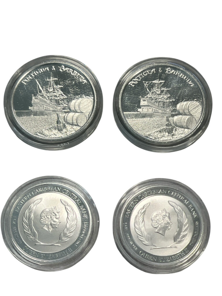 Read more about the article 2018 Antigua and Barbuda Rum Runner 1 oz .999 Silver Coin Eastern Caribbean Set