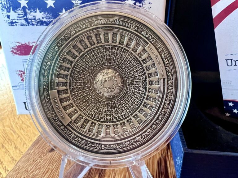 Read more about the article 2017 Samoa $10 United States Capitol Building .999 Silver 100g Coin w/OGP and COA