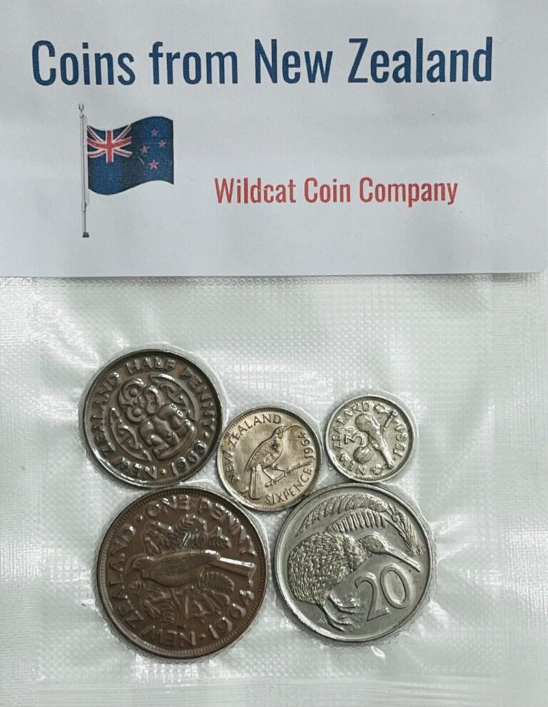 Read more about the article New Zealand Coins – 5 Random Coins – Free Shipping