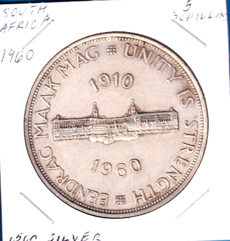 Read more about the article 1960 South Africa 5 Shillings (KM-55) .4546 ASW Silver!!!