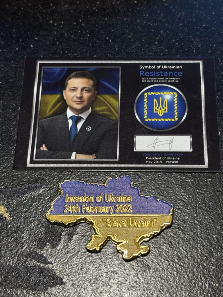 Read more about the article Invasion Of Ukraine Metal Coin / Medallion