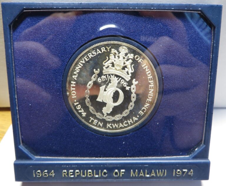 Read more about the article Malawi 10 Kwacha 1974 Silver KM#13 Proof