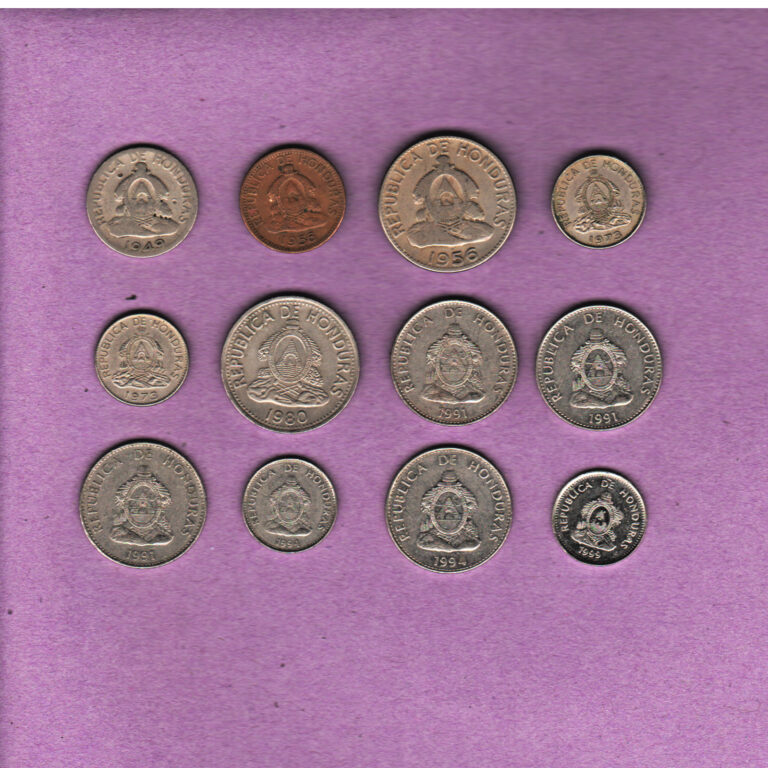 Read more about the article Honduras – Coin Collection Lot – World/Foreign/North and Central America