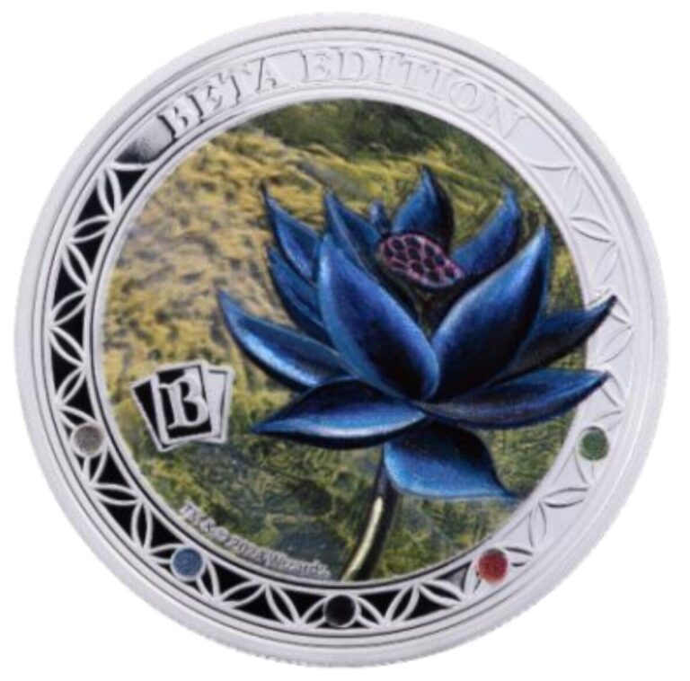 Read more about the article 2025 Samoa Magic The Gathering Beta Black Lotus 1oz Silver Coin