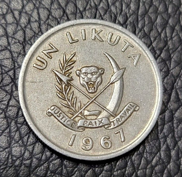 Read more about the article 1967 Democratic Republic of the Congo 1 Likuta Coin