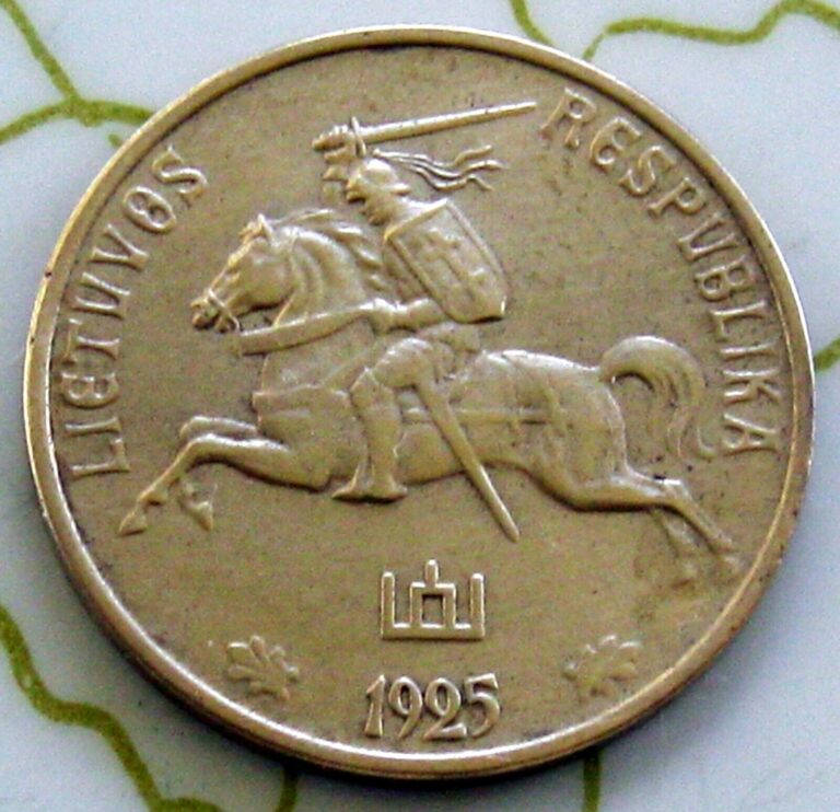 Read more about the article COIN LITHUANIA 10CENTU 1925 AU 178-175