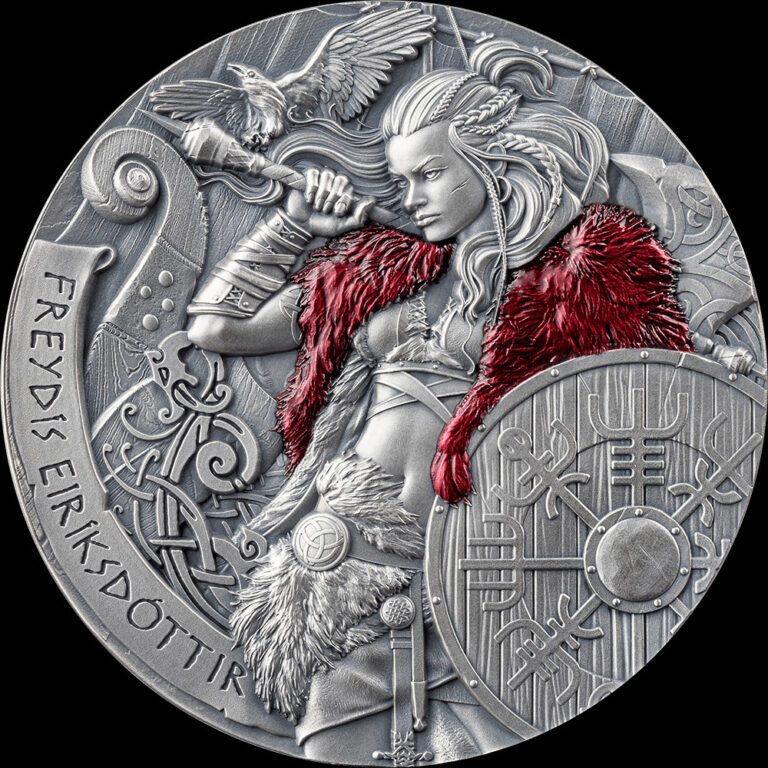 Read more about the article 2024 Cameroon Way To Valhalla Freydis Eiriksdottir 2 oz Silver Coin