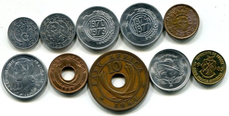 Read more about the article Africa and Islands Lot of 27 Different Coins from 20 Countries 1937-1987