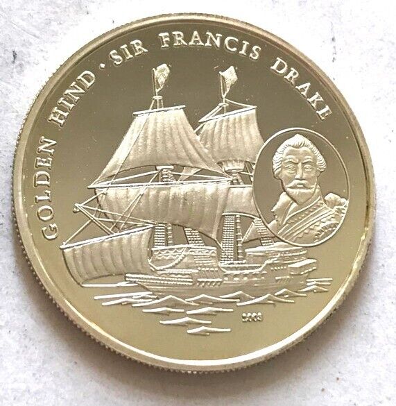 Read more about the article Benin 2003 Sir.Francis Drake 1000 Francs Silver Coin Proof